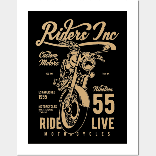 Riders Inc Custom Motors Posters and Art